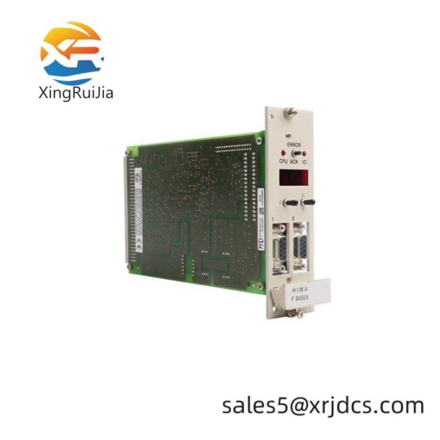 HIMA F8650X CPU Module - Advanced Control for Industrial Automation