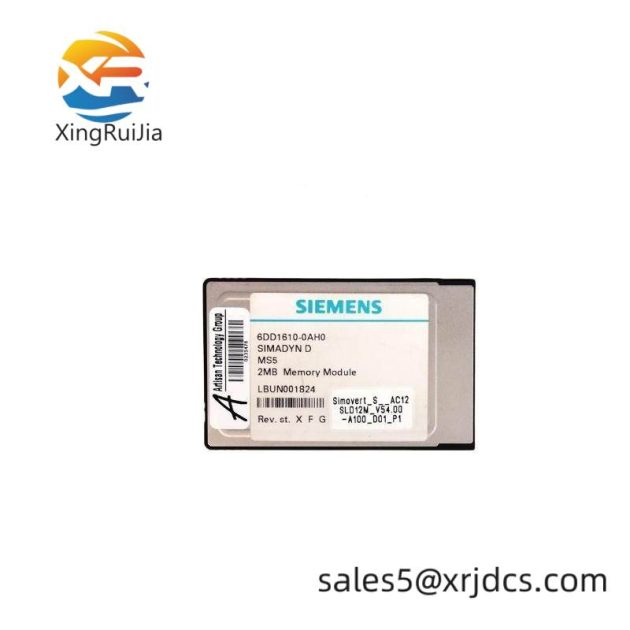 Siemens 6DD1610-0AH0 SIMADYN D Memory Submodule MS41, 16 Bit, 512KB EPROM, 2KB EEPROM