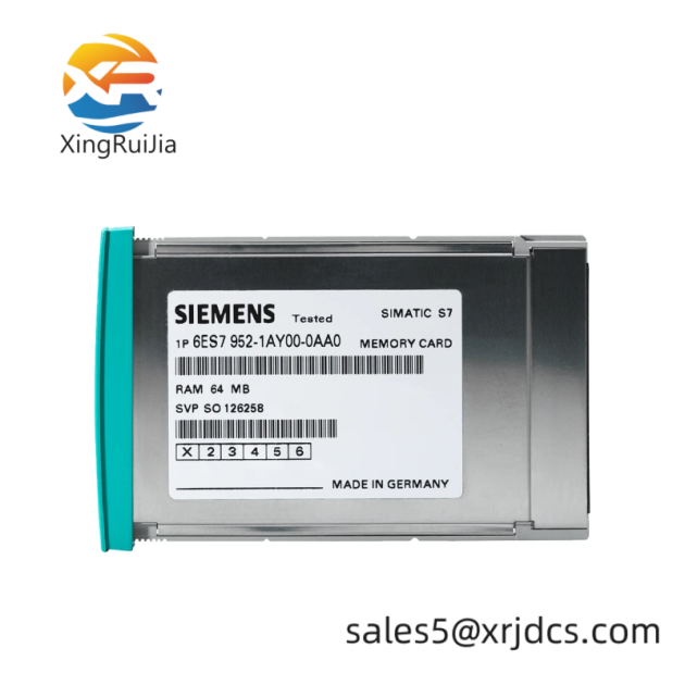 Siemens 6ES7952-0KH00-0AA0, S7-400 Series RAM Memory Card with 8 MB Storage Capacity